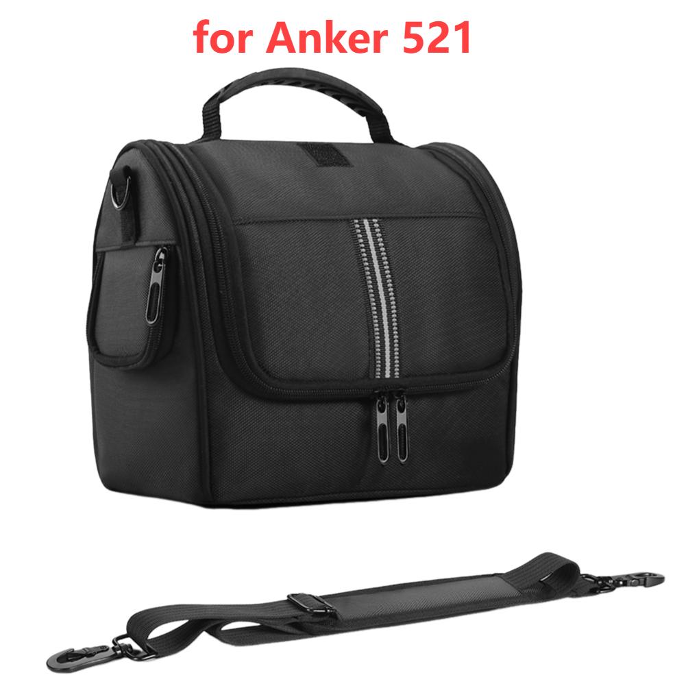 Portable Power Station Storage Bag Anti-drop Protective Bag Carrying Case with Handle for Anker SOLIX C1000/521/C300/C300 DC