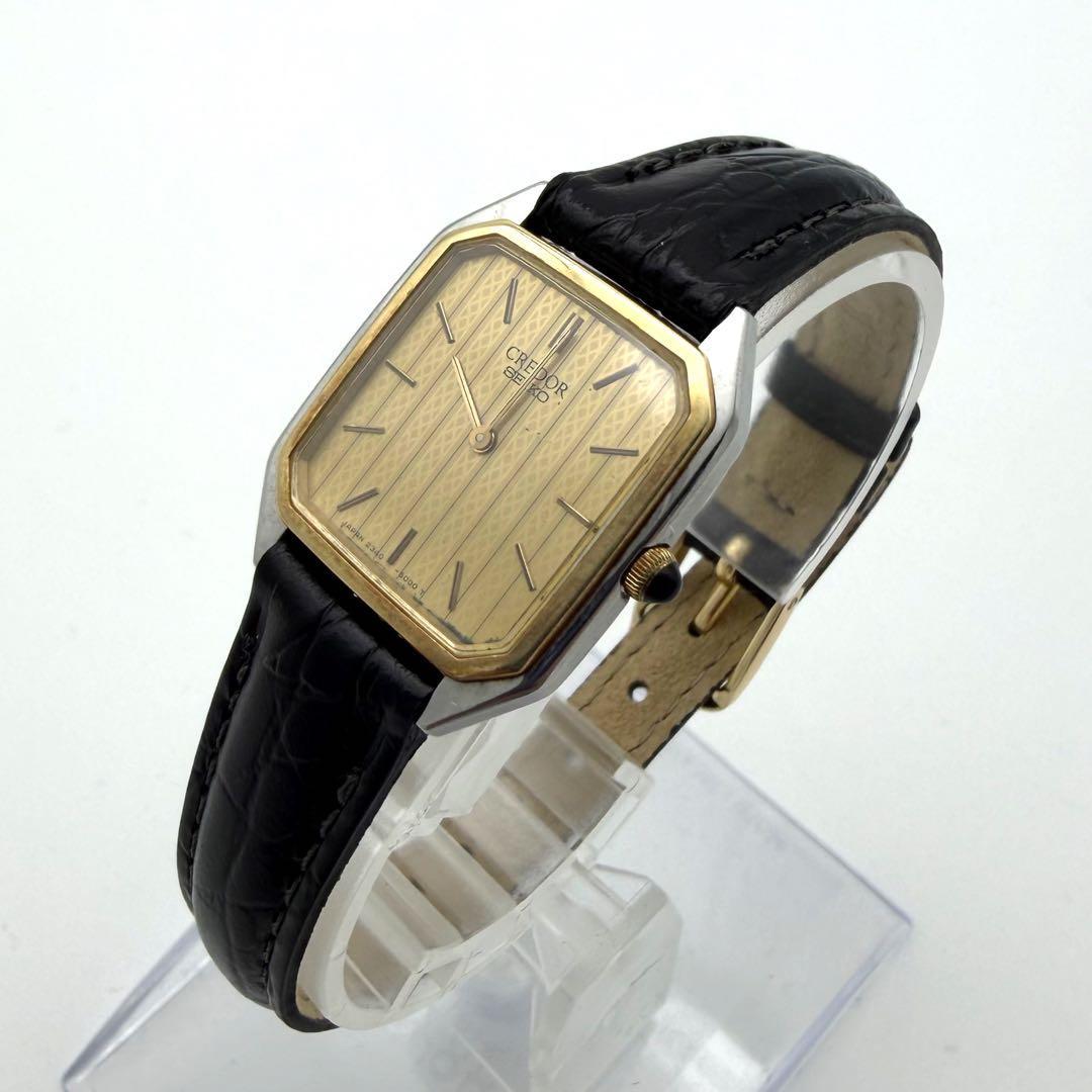 Used SEIKO CREDOR 2340-5000 Quartz Gold working item