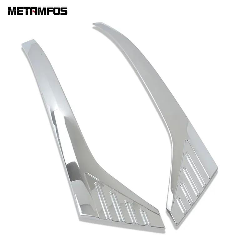 Head Light Lamp Eyelid Eyebrow For Toyota Noah Voxy R80 Mid Facelift 2017-   Chrome Headlamp Strip Car Accessories