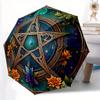 1pc Mystic Pentagram Enchanted Automatic Open/CloseUmbrella,Compact Umbrella for Men & Women Day Gift.C046
