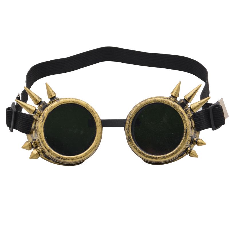 

Retro Steampunk Gothic Halloween Sunglasses with Studs - Outdoor Sports & Windshield Decor