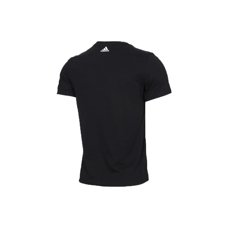 Adidas T Shirts Men's Black Crew Neck Moderate Straight Fit DY8721