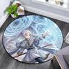 Frieren3 Round Area Rug,Carpet Rug for Living Room Bedroom Sofa Playroom Decor,Non-slip Floor Mat