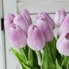10/5Pcs Artificial Tulips Flower Real Touch Fake Faux Pu Tulips Flower Arrangement Wedding Bouquet Mother'S Day Gift Home Decor