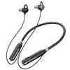 BT-7 Wireless Bluetooth Sports Neckband Earphones with Card Slot, Digital Display & Noise Cancelling - Black