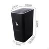 Compact Household Trash Bin for Bathroom, Bedroom, and Outdoor Use