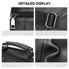 Fashionable Casual Shoulder Bag Genuine Leather Commuter Crossbody Bag Vertical Square Handbag Crossbody Bag