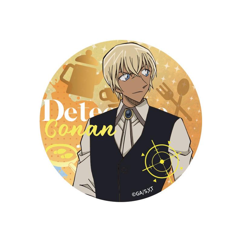 

Anime Edogawa Conan Brooche Backpack Collar Badge Reasoning and Solving Cases Cartoon Pins Handmade Gifts Fans Collections