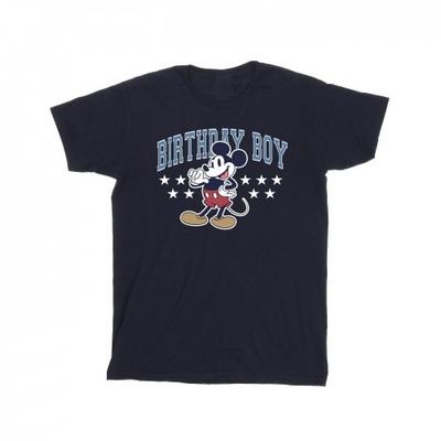 Men's Birthday Boy Mickey Mouse Cotton T-Shirt