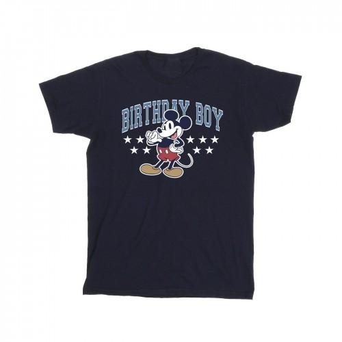 Disney Men's Birthday Boy Mickey Mouse Cotton T-Shirt