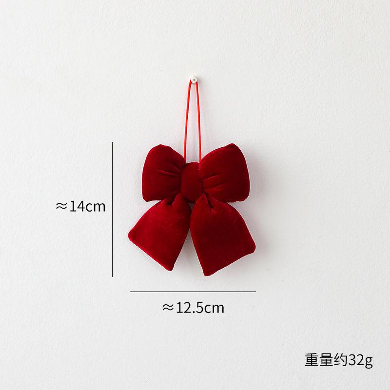 

Big Velvet red Bow Red for Valentine s Day Easter Wedding Fences Stairs Fireplaces Festival Christmas Tree Decorations