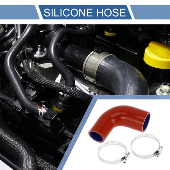 1 Set 35-45mm 138 -177  ID 90mm354  Length 90° Red Blue Car Silicone Hose