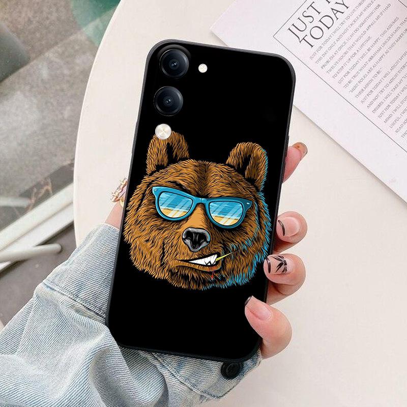 For Vivo Y29S 5G Y19S Y04 4G Phone Case Astronaut Silicone Camera Protection Back Cover For Vivo Y04 Y 04 Y19e Funda Coque