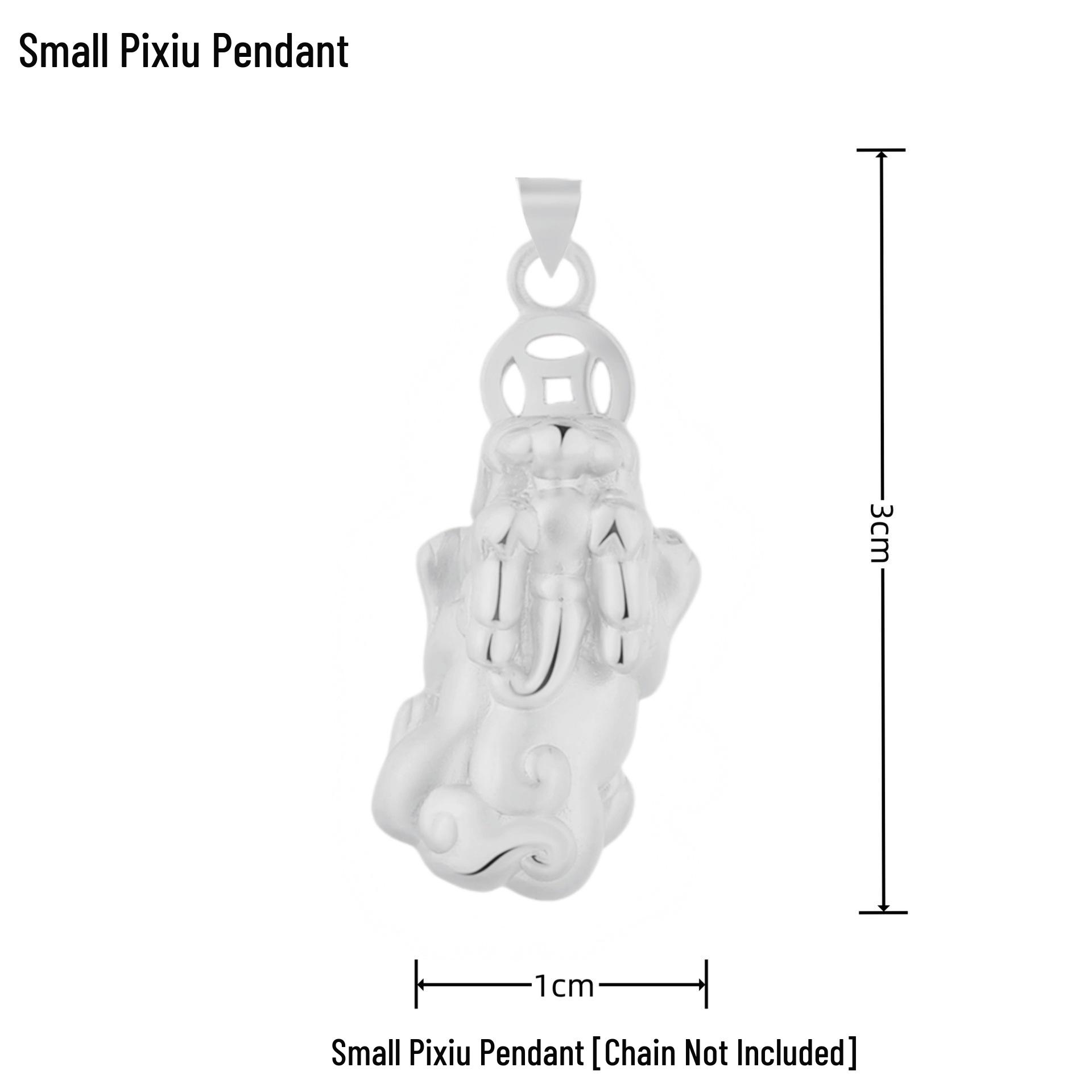 И Хуа Ретро Этнический Стиль Цельное Серебро Пиксю Монета Подвеска Ожерелье