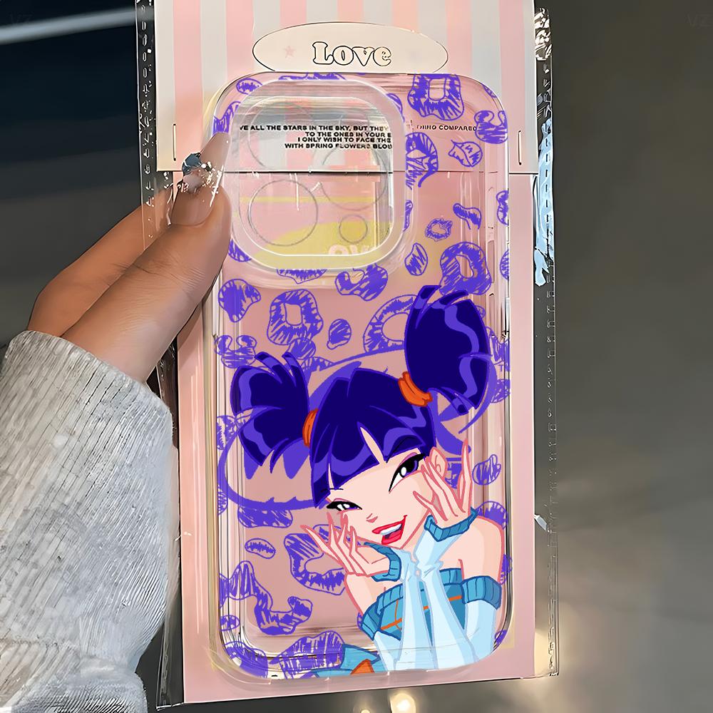Lovely w-winxs c-clubs Phone Case For Samsung Galaxy S26 S25 S24 S23 S22 S21 S20 Note20 Edge Plus Ultra Lite 5G Clear Back Cover
