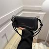 Texture Solid Color Retro Bag Women's Bag Summer Popular Casual Crossbody Bag Simple Single Shoulder Armpit Bag