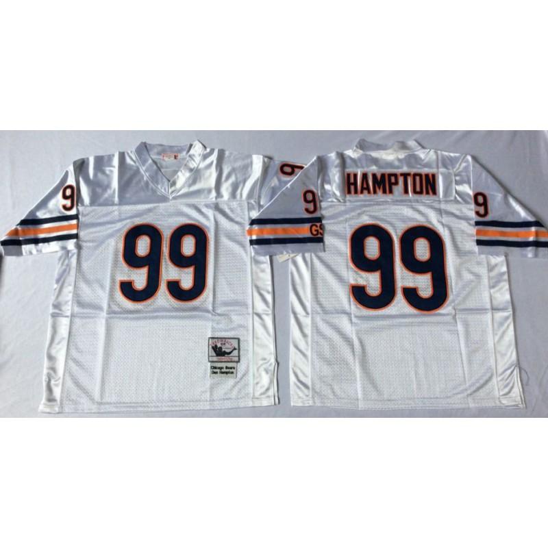 Maglia da Rugby Retro Chicago Bears Uomo Donna Misto Cotone Ricamata Abbigliamento per tifosi sportivi Fitness all'aperto Supporto di squadra
