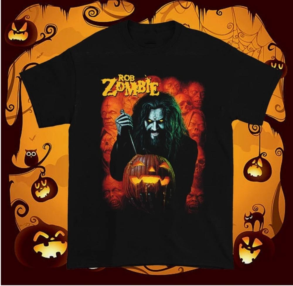

Rob Zombie Unisex Gift For Halloween T Shirt Full Size S-5XL Unisex T-Shirt L