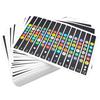 1/2/4pcs Guitar Scale Stickers Beginner-Friendly Note Labels Removable Scale Annotation Tool for Acoustic/Electric Guitar & Bass