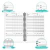 "Cross-Border Fitness Plan: Exercise Log & Running Record Notebook"