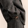 CROQUIS Men's Winter Oversized Double-breasted Blazer