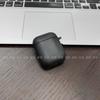 Applicable To Apple AirPods 1 Bluetooth Headset Case 1st Generation Ear Matte Black Pink and Blue Silicone Soft Case Color Material