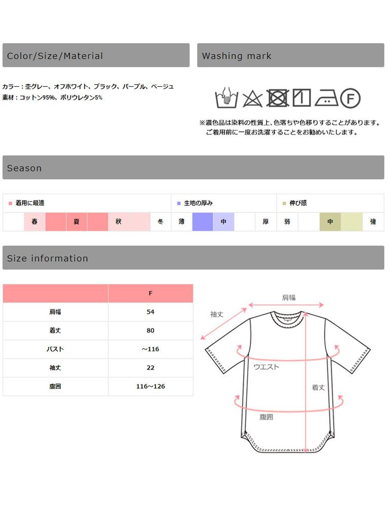 Sweet Mommy Maternity Nursing Big Nursing Round Short Heathered Gray [Sweet Mommy] Tops, Clothes, T-Shirt, Mouth, Slit, Sleeves,