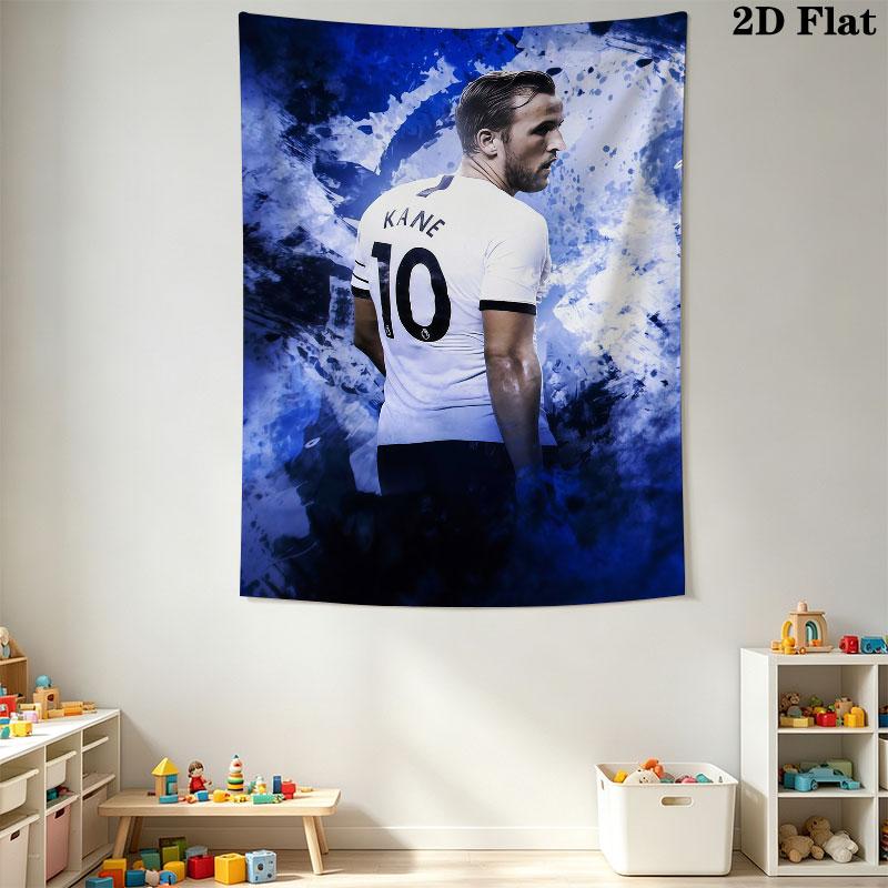Harry Kane Icon  Wall Hanging Printed Fabric Blanket Decorative Tapestries for Bedroom Living Room Home Decor