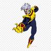 Patches For Clothes Bag Iron On Thermal Stickers Baby Goku Ssgss Goku Baby Pattern Washable Heat Transfer