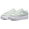 Nike  Blazer Low Platform Barely Green Women Sneakers White Team-Orange DJ0292-300