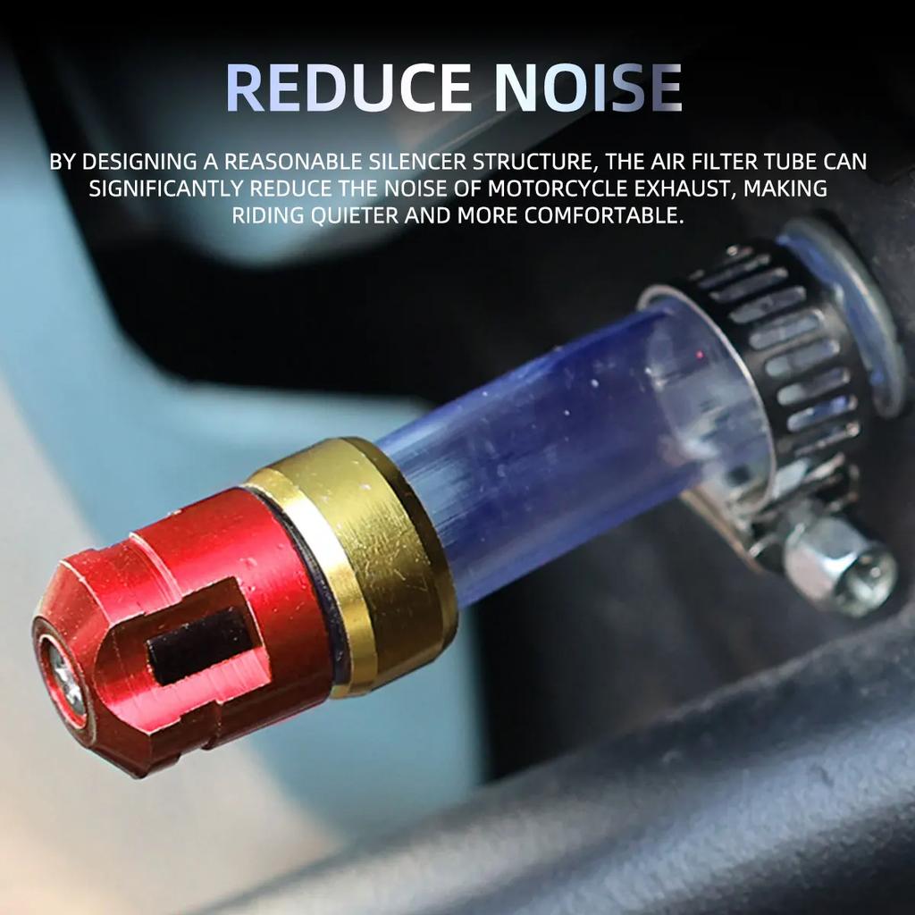 2PCS Motorcycle Air Filter Drain Tube Head From CNC Alloy For PCX150 PCX160 ADV150 ADV160 Aerox 155 Nmax V1 V2 Click 125i 150i
