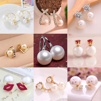 Stud Earrings Fashion Pearl Stud Earrings, Trinket Accessories