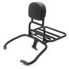 Portapacchi pieghevole per Vespa GTS 300 / 250 / 125 08-22 posteriore nero