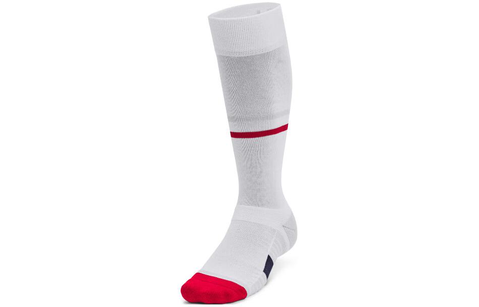 Under Armour High Rise Knee High Socks Unisex 1 Pack White 1380883-102 M