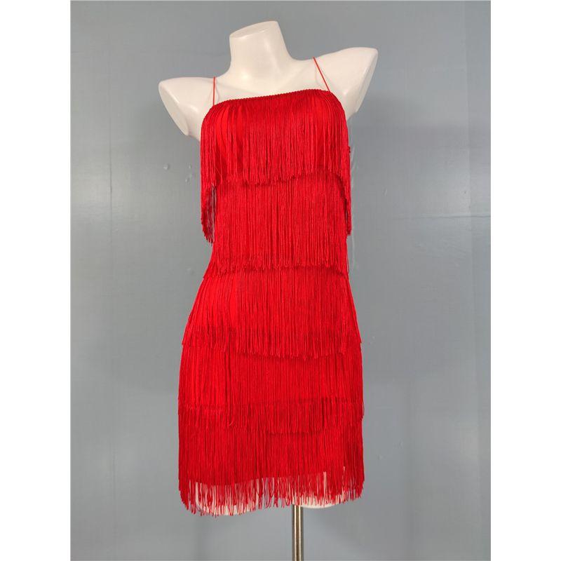 

Экспорт Одно плечо Высокая текстура Мода Кисточка Темперамент Сцена Вечеринка Платье Красный Дорогой вид Юбка на бедрах для женщин Red S