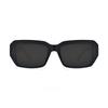 Calvin Klein Retro Narrow Frame Fashion Street Irregular Shape Sunglasses Unisex sunglasses Black CKJ22633SLB