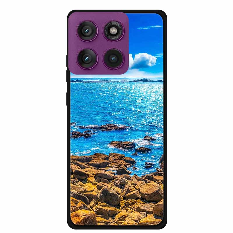 6.7" For Motorola Edge 60 Pro 5G Case Coque Shockproof Black Silicone TPU Soft Back Cover For Motorola Edge 60Pro Phone Case Bag