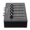 Phono Preamp EQ 2 Channel Digital Sound Equalizer 3 Band 12dB High Mid Low Tone Adjustment Balanced Volume Control 5V