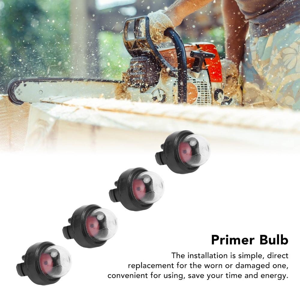 4pcs ABS Primer Bulb 530047721 Chainsaw Primer Bulb Chainsaw Parts  Parts Replacement