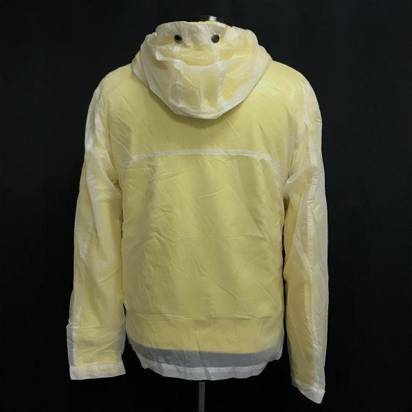 By Tass Standard Layered Cotton × Nylon Clear Hoodie Men’s L Yellow Jacket(USED)