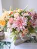 Dahlia Rose Daisy High-Quality Bridal Bouquet