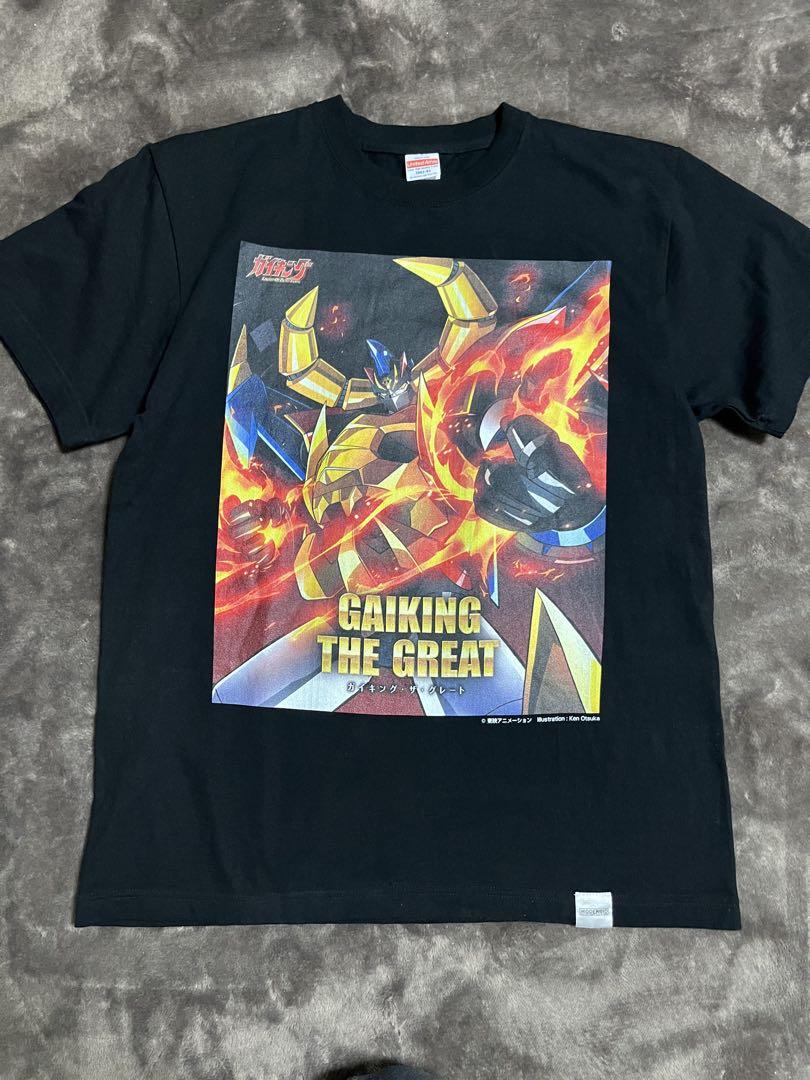 

[USED] Gaiking the Great Toei Animation MODEROID Black T-Shirt, Size L