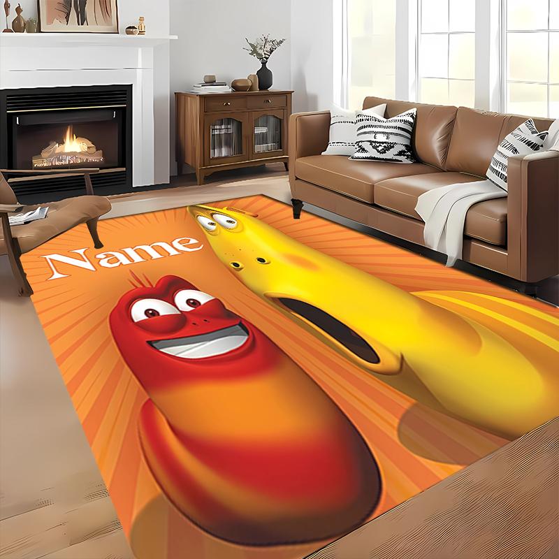 Custom Personalization Larva Area Rug - Perfect For Kitchen, Bathroom,Laundry Room Decor Large Size Available,Gift All Seasons