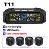 Car Detector 4 Sensors Tpms Tire Pressure Monitoring System Auto Security Detector Pressure Waterproof Tire Pressure Temperatur