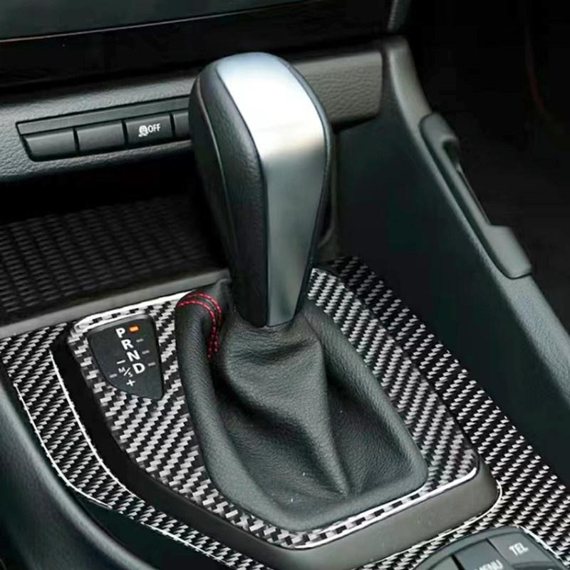 Carbon Fiber Stickers Car Interior Decorative Cover Trim Strips Decal For BMW X1 E84 2011 Car Styling Modification