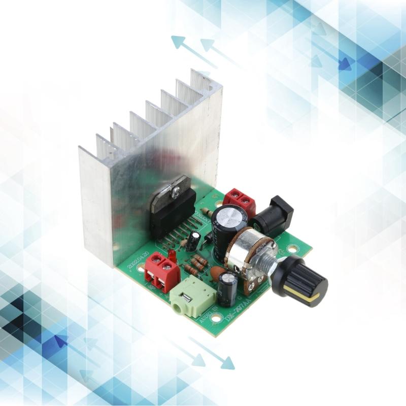 Professional 14W Amplifier Board DX-7266 Low Noise Operation TDA7266 DC12V 2A Finished Power Amplifier Board 2CH