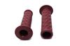 Beatus Retro Design Bike Handle Grip 22.2mm Universal Grip Left and Right Set (Red)