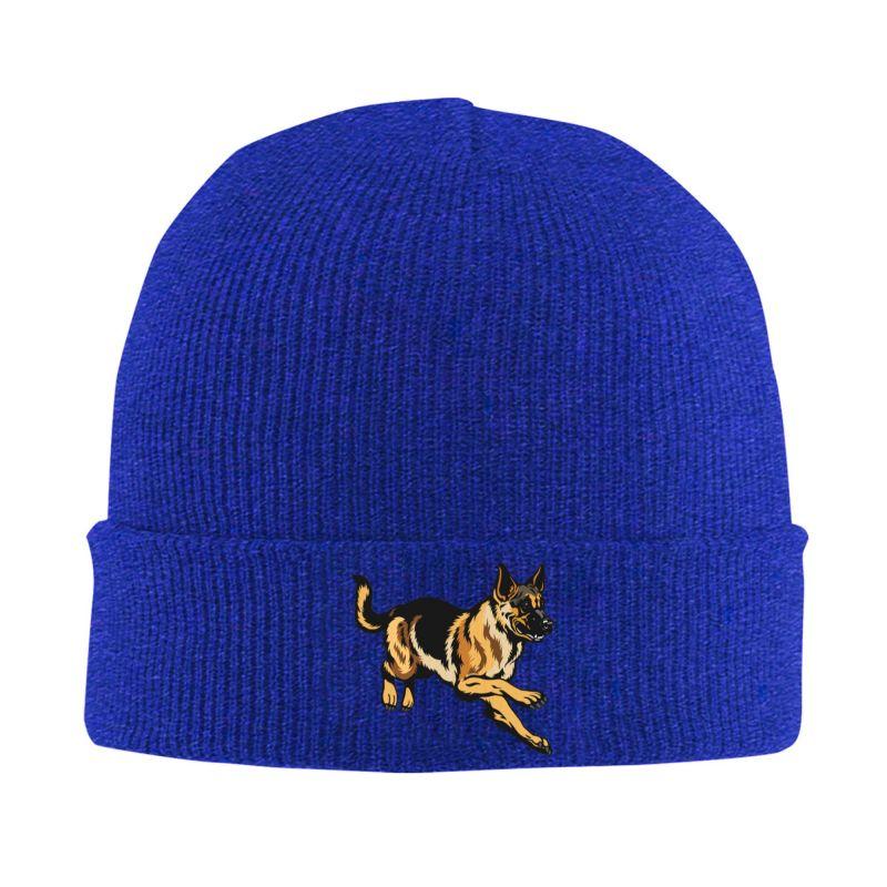 German Shepherd Dog Bonnet Hats Men Women Trendy Outdoor Beanies Hat Autumn Winter Warm Head Wrap Caps