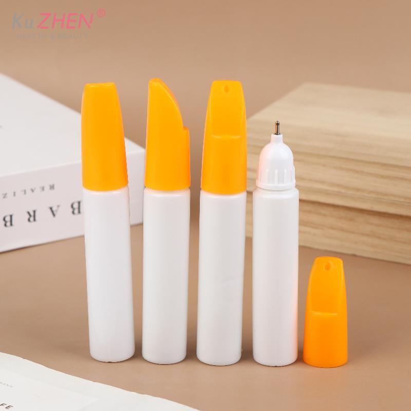 Reusable 1/5pcs Empty Paint Bottles with Brushes, Excellent for Car Scratch Repair Pen