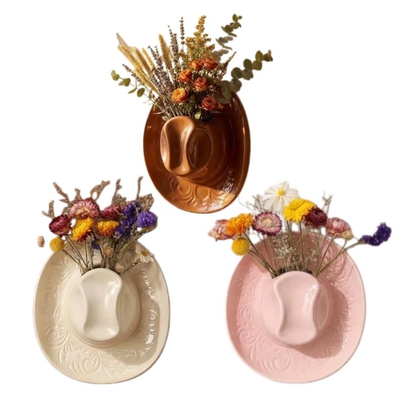 Ceramic Flower Vases Decorative Vases for Wedding Table Centerpieces Modern Home Decors Rustics Styles Farmhouse Vases